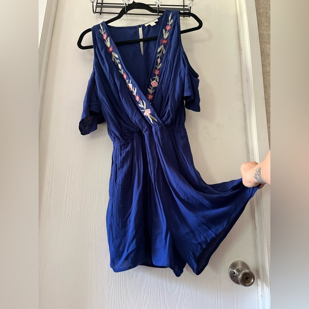 Miami Deep Blue Romper